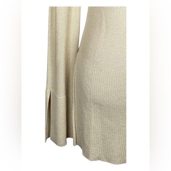 Free People Womens Crisscross Knit Sweater in Ivory Size XS - Picture 7 of 10